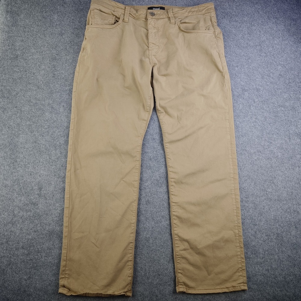 Mavi Matt Pants 36x30 Tan Beige Straight Leg Stretch (36x29) Casual Pockets‎